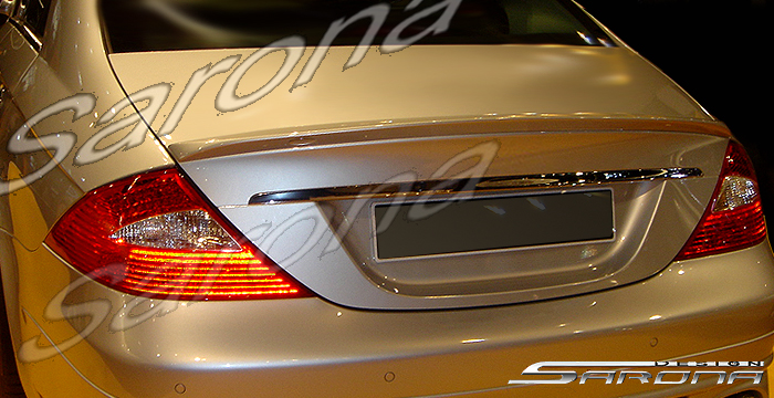 Custom Mercedes CLS  Sedan Trunk Wing (2005 - 2011) - $279.00 (Manufacturer Sarona, Part #MB-024-TW)